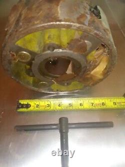 8inch 4 jaw independent metal lathe chuck, new unused, still in packing grease