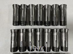 8w Wade 26pc Collet Lot Hardinge 8wn Round Smooth Lathe Chuck Set 1/16 1/8 1/2