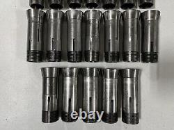 8w Wade 26pc Collet Lot Hardinge 8wn Round Smooth Lathe Chuck Set 1/16 1/8 1/2