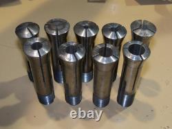 9 Collet Lathe Adapter South Bend Hardinge Porst Precision 1-32 1/2, 1A, 3, 3C