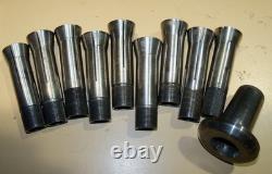 9 Collet Lathe Adapter South Bend Hardinge Porst Precision 1-32 1/2, 1A, 3, 3C