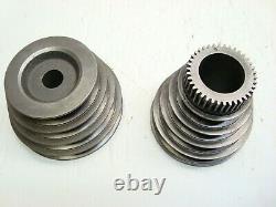 9 Southbend Metal Lathe V Belt Headstock Drive Pulley Set Cone Gear 10 10k