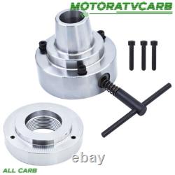 ALL-CARB 5C 5 Collet Lathe Chuck Closer With Semi-finished Adp. 2-1/4× 8 Thread