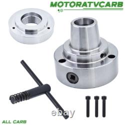ALL-CARB 5C 5 Collet Lathe Chuck Closer With Semi-finished Adp. 2-1/4× 8 Thread