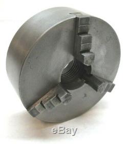 ATLAS 5 THREE-JAW LATHE CHUCK with 1-1/2-8 THREADED MOUNT