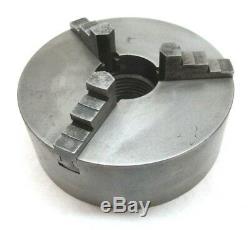 ATLAS 5 THREE-JAW LATHE CHUCK with 1-1/2-8 THREADED MOUNT