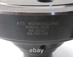 ATS 5C COLLET CHUCK CNC LATHE PULL BACK NOSEPIECE with A2-6 MOUNT #A6-5CA1