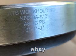 ATS 5C PULLBACK CNC COLLET CHUCK LATHE NOSEPIECE With A2-8 MOUNT