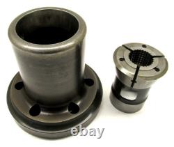 ATS S20H CNC PULLBACK COLLET CHUCK LATHE NOSEPIECE with A2-6 MOUNT #A6-S20H