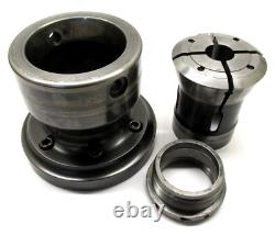 ATS S26 CNC PULLBACK COLLET CHUCK LATHE NOSEPIECE with A2-6 MOUNT #A6-S26H