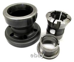 ATS S26 CNC PULLBACK COLLET CHUCK LATHE NOSEPIECE with A2-6 MOUNT #A6-S26H