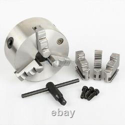 All Industrial 47766 5 3-Jaw Self-Centering Lathe Chuck Plain Back Hardened