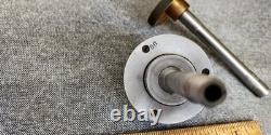 Antique Cushman 3 jaw watchmaker lathe chuck with draw bar collet mount