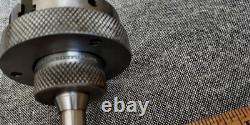 Antique Cushman 3 jaw watchmaker lathe chuck with draw bar collet mount