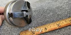 Antique Cushman 3 jaw watchmaker lathe chuck with draw bar collet mount