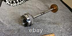 Antique Cushman 3 jaw watchmaker lathe chuck with draw bar collet mount