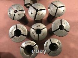 Atlas Craftsman 12 10 Lathe Collets Set Closer Draw Bar Royal Sutton