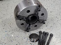 Auto Strong NIT-210 4 jaw lathe chuck, M85 x P 2.0 thread A2-8