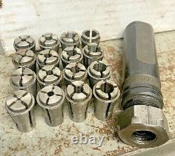 BALAS C3 Collet Set with Chuck S8-3-C3 1 Straight Shank Mill Lathe Grinder Etc