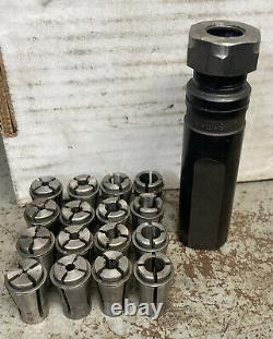 BALAS C3 Collet Set with Chuck S8-3-C3 1 Straight Shank Mill Lathe Grinder Etc