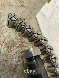 BALAS C3 Collet Set with Chuck S8-3-C3 1 Straight Shank Mill Lathe Grinder Etc