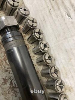 BALAS C3 Collet Set with Chuck S8-3-C3 1 Straight Shank Mill Lathe Grinder Etc