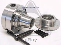 BOSTAR 5C Collet Lathe Chuck Closer With Semi-finished Adp. 2-1/4 x 8 Thread