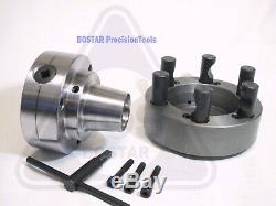 BOSTAR 5C Collet Lathe Chuck With Semi-finished D1- 6 Back Plate