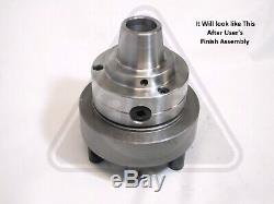 BOSTAR 5C Collet Lathe Chuck With Semi-finished D1- 6 Back Plate
