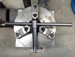 BTC 8 THREE-JAW LATHE CHUCK with PLAIN BACK MOUNT