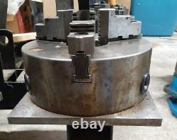 BTC 8 THREE-JAW LATHE CHUCK with PLAIN BACK MOUNT