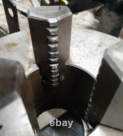 BTC 8 THREE-JAW LATHE CHUCK with PLAIN BACK MOUNT