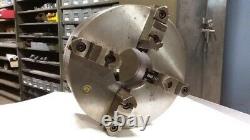 Bison 12 4 Jaw Lathe Chuck, Self Centering, D1-11 Mount
