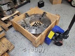 Bison 7-856-3223 32 Steel Heavy Duty 4 Jaw Independent Lathe Chuck, A2-20 Mount