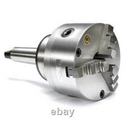 Bison-Bial 3 3-Jaw Self-Centering Rotating Lathe Chuck with MT #2 Shank