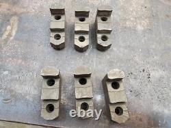 Buck 8 3-Jaw Adjust-Tru Lathe Chuck L0 Mount 2083R 2-Piece Jaws 2.25 Center