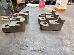 Buck 8 3-Jaw Adjust-Tru Lathe Chuck L0 Mount 2083R 2-Piece Jaws 2.25 Center