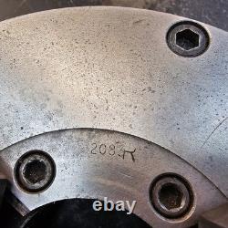 Buck 8 3-Jaw Adjust-Tru Lathe Chuck L1 Mount 2083R 2-Piece Jaws 2.25 Center #2