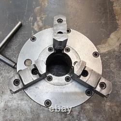 Buck 8 3-Jaw Adjust-Tru Lathe Chuck L1 Mount 2083R 2-Piece Jaws 2.25 Center #2