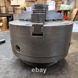 Buck 8 3-Jaw Adjust-Tru Lathe Chuck L1 Mount 2083R 2-Piece Jaws 2.25 Center #2