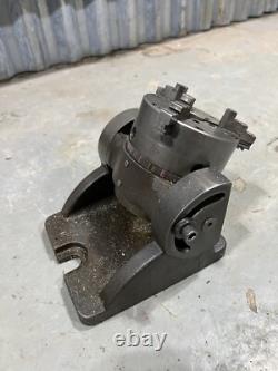 Buck lathe Chuck 4 On Kalamazoo Industries A1 5c Collet Indexing Angle Plate Buck lathe Chuck 4 On Kalamazoo Industries A1 5c Collet Indexing Angle Plate