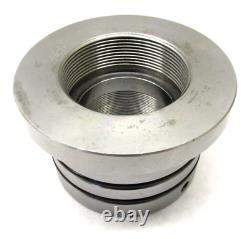 CLEAN! ATS 3J COLLET CHUCK CNC LATHE PULLBACK NOSEPIECE with A2-6 MOUNT #A6-3J