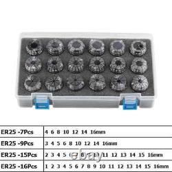 CNC Spring Clamp Collet Chuck Morse Holder Durable Steel Milling Lathe Tool ER25