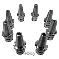 Cat40 ER32 Shank 2.76 Collet Chuck Holder Milling Lathe Chuck Tool 8PCS/Set