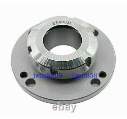 Chuck Seat High precision flange 100MM Diameter ER-40 Collet Compact Lathe Tight