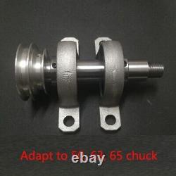 Chuck Spindle High Precision 50 63 65 DIY Micro Lathe Match Double Groove Pulley