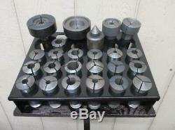 Clausing 5914 Metal Lathe 12 x 36 3 PH 3 & 4 Jaw Chuck Turret Collet Closer ++