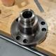 Cnc LATHE A2-5 SPINDLE NOSE 5C COLLET CHUCK WITH LARGE LOT OF HARDINGE 5C COLLET