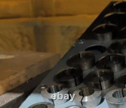 Cnc LATHE A2-5 SPINDLE NOSE 5C COLLET CHUCK WITH LARGE LOT OF HARDINGE 5C COLLET