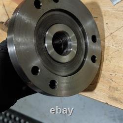 Cnc LATHE A2-5 SPINDLE NOSE 5C COLLET CHUCK WITH LARGE LOT OF HARDINGE 5C COLLET